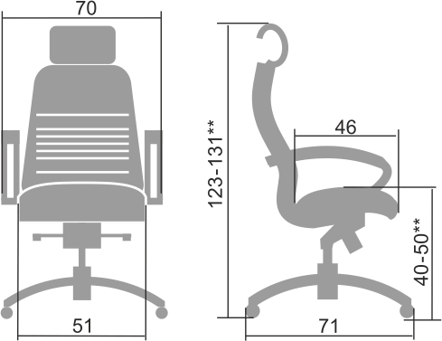 Кресло SAMURAI KL-2.04