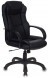 Кресло руководителя Бюрократ CH-839 черный Leather Black эко.кожа крестов. пластик