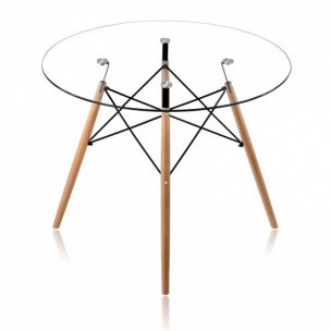 Стол DSW glass, d-80см