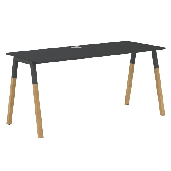 Стол FST 1367 Белый премиум/Белый-Бук 1380х670х733 FORTA