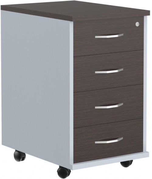 Тумба подкатная ТМ-4.А Венге Магия/Металлик 412х450х702 IMAGO