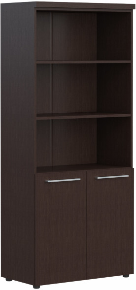Шкаф с 1 комплектом глухих малых дверей и топом AHC 85.5 Венге Магия 850х456х1968