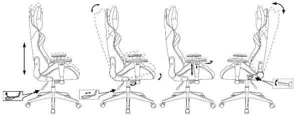 Кресло игровое Zombie VIKING 4 AERO