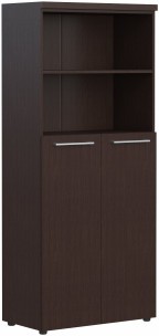 Шкаф с глухими средними дверьми и топом AHC 85.6 Венге Магия 850х456х1968