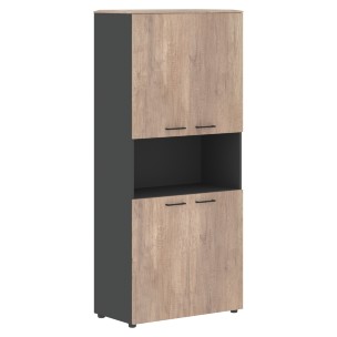 Шкаф с 2-мя комп-ми глухих малых дверей и топом JHC 85.4 856х452х1949 JAY