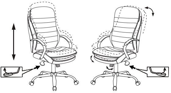 Кресло руководителя Бюрократ T-9950/BLACK/ЭКО