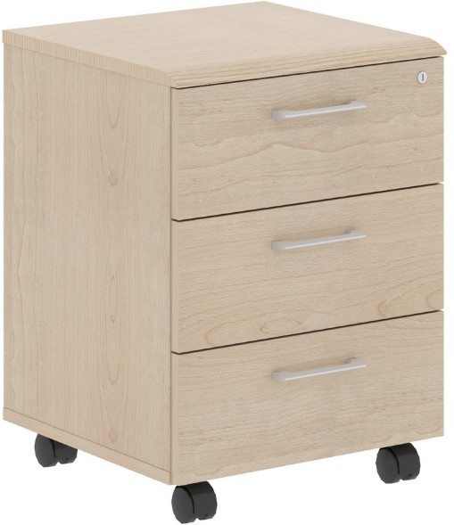 Тумба мобильная WMC-3D.A Бук Тиара 465х450х628 WAVE