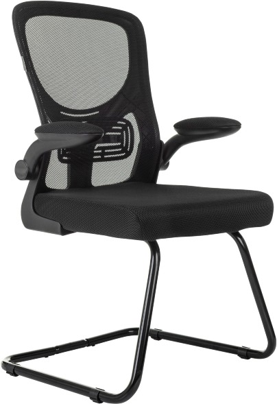 Кресло Бюрократ MC-109 черный TW-01 TW-11 сетка/ткань полозья металл черный