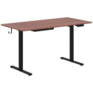 Стол письменный AT-003 Дуб светлый/Черный 1400х700х730/1210 XTEN-UP