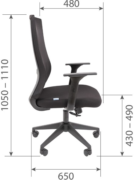 Кресло оператора  CHAIRMAN 500LT TW БП 